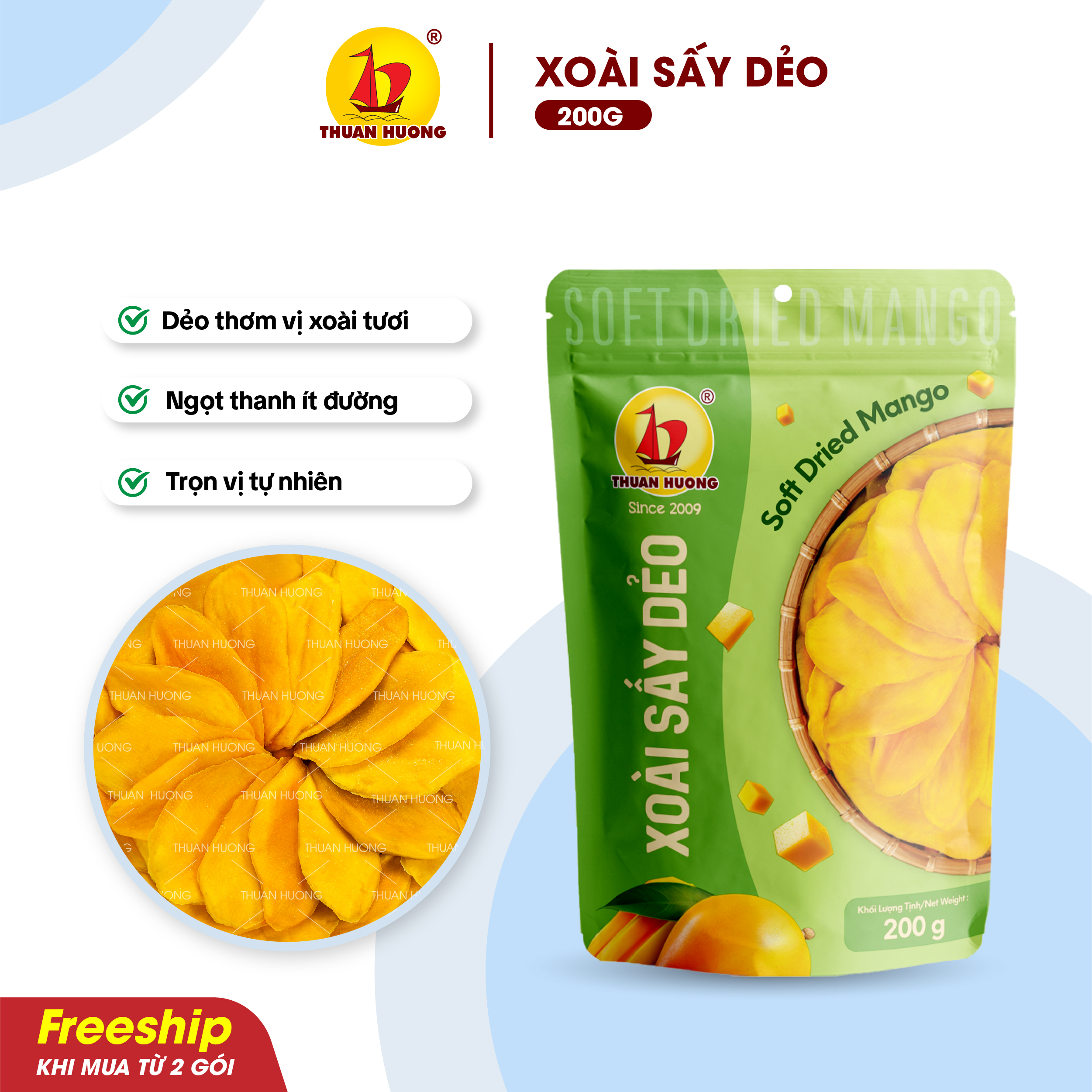 Xoài Sấy Dẻo 200g