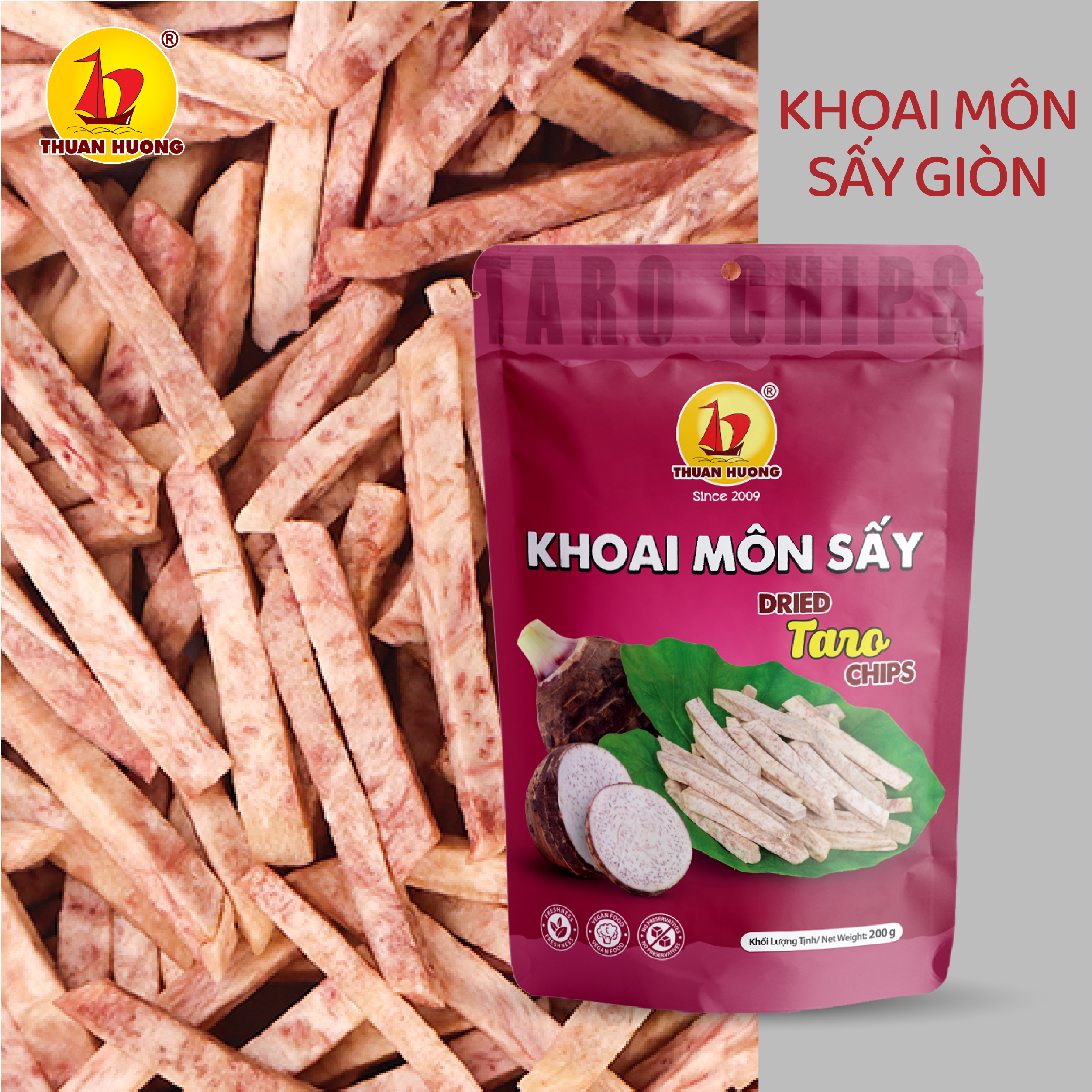 Khoai Môn Sấy Giòn 200g