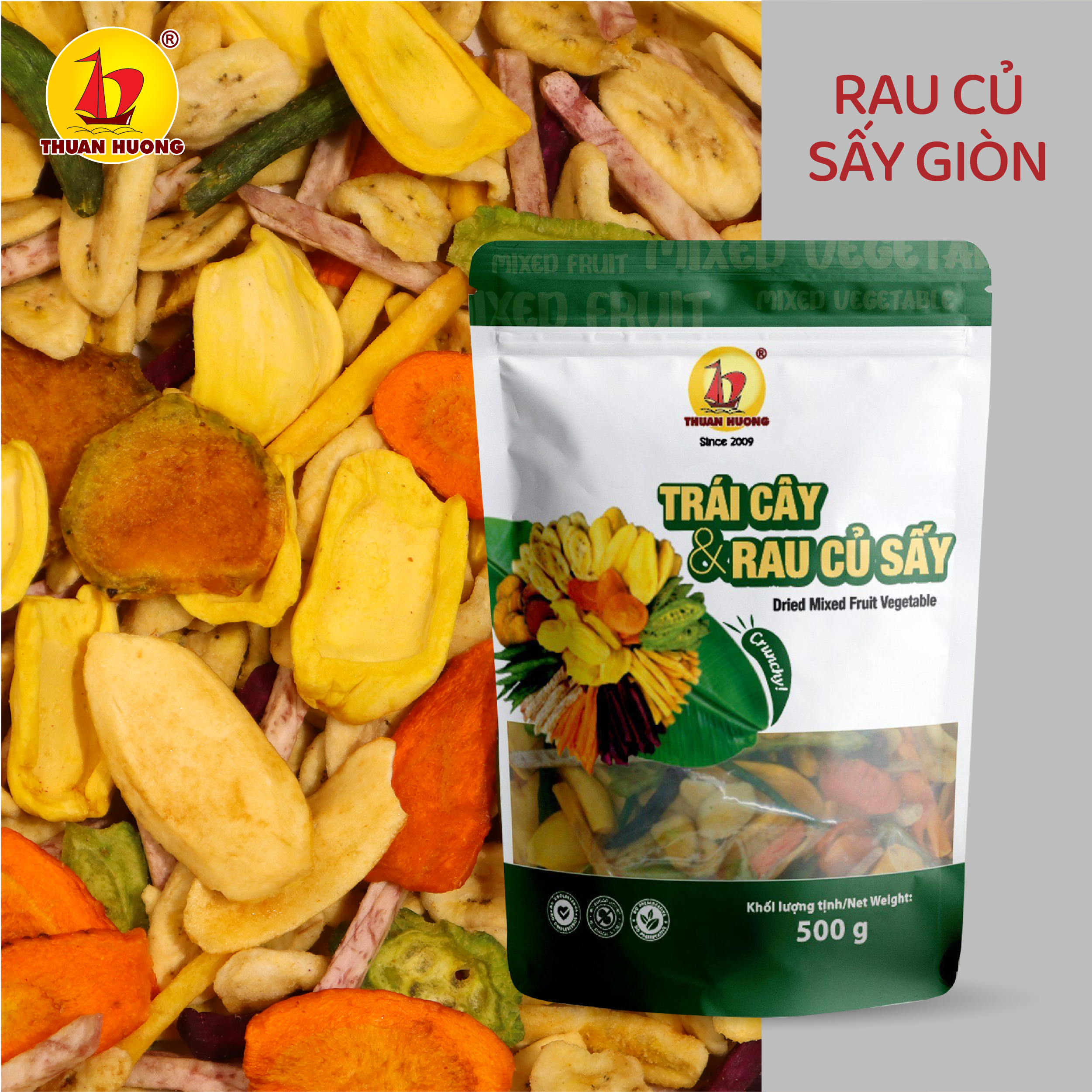 Rau Củ Sấy Giòn 500g