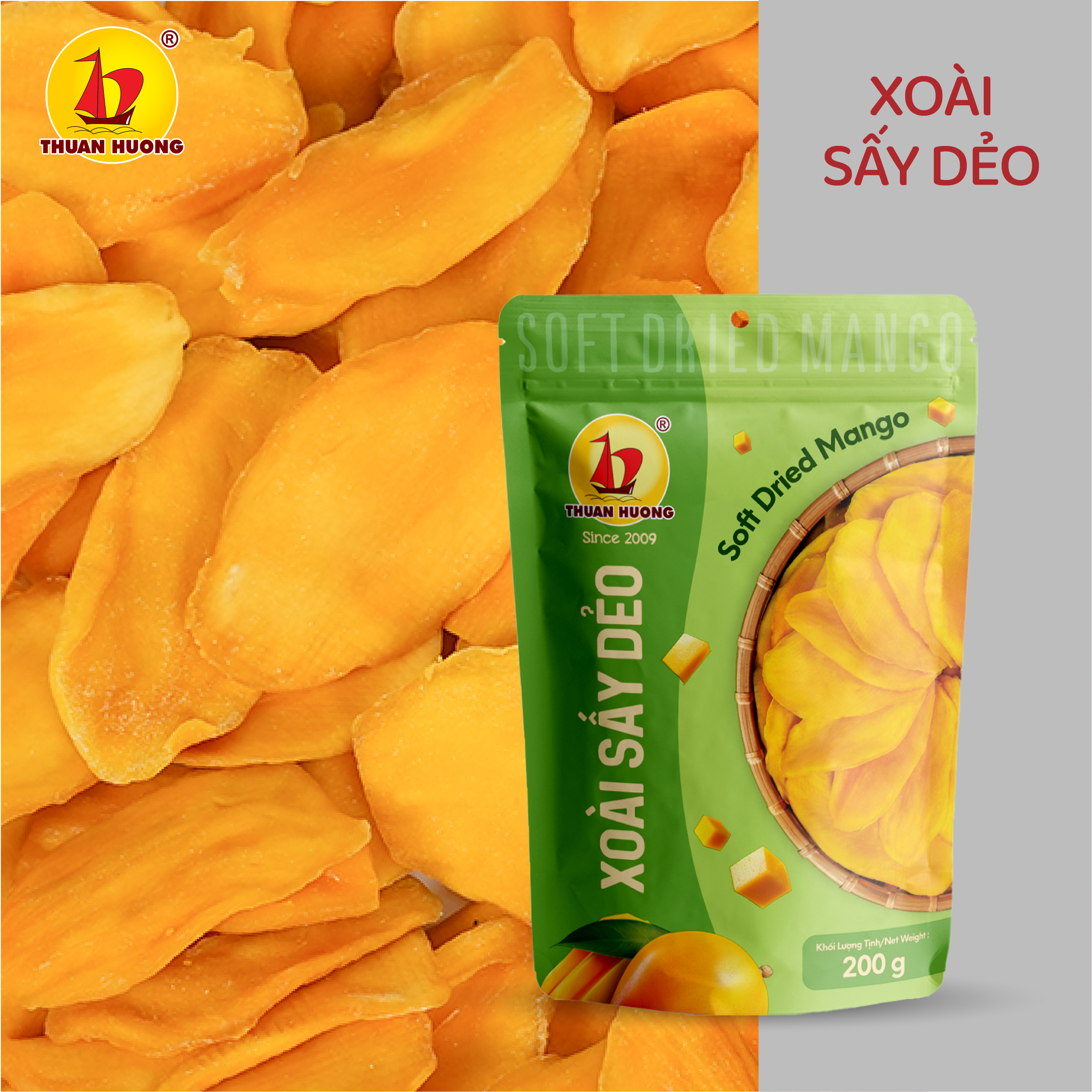 Xoài Sấy Dẻo 200g