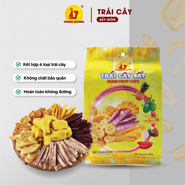 Trái cây sấy Không Đường