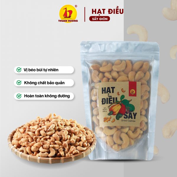 Hạt điều sấy Không Đường