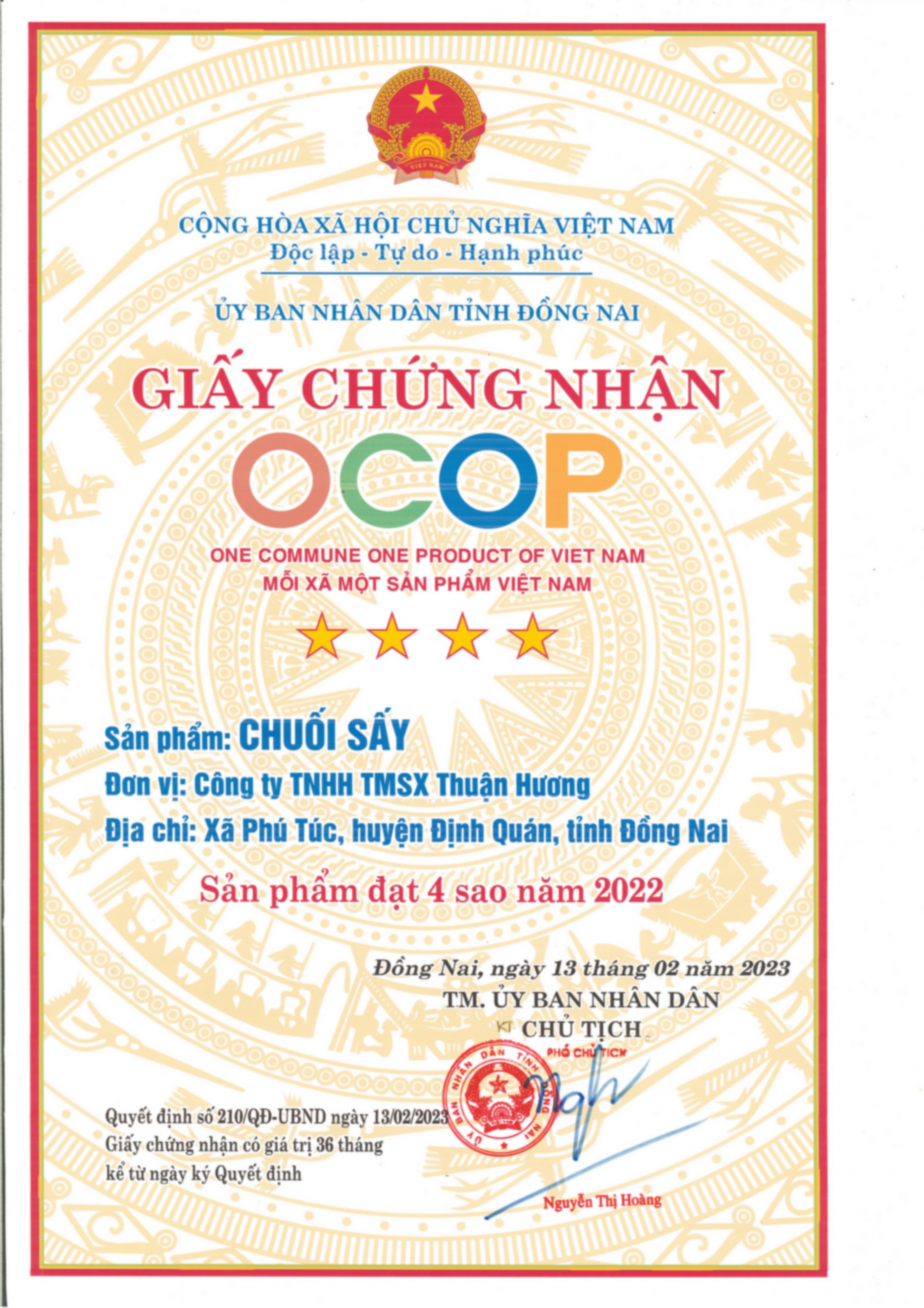 Chuối Sấy