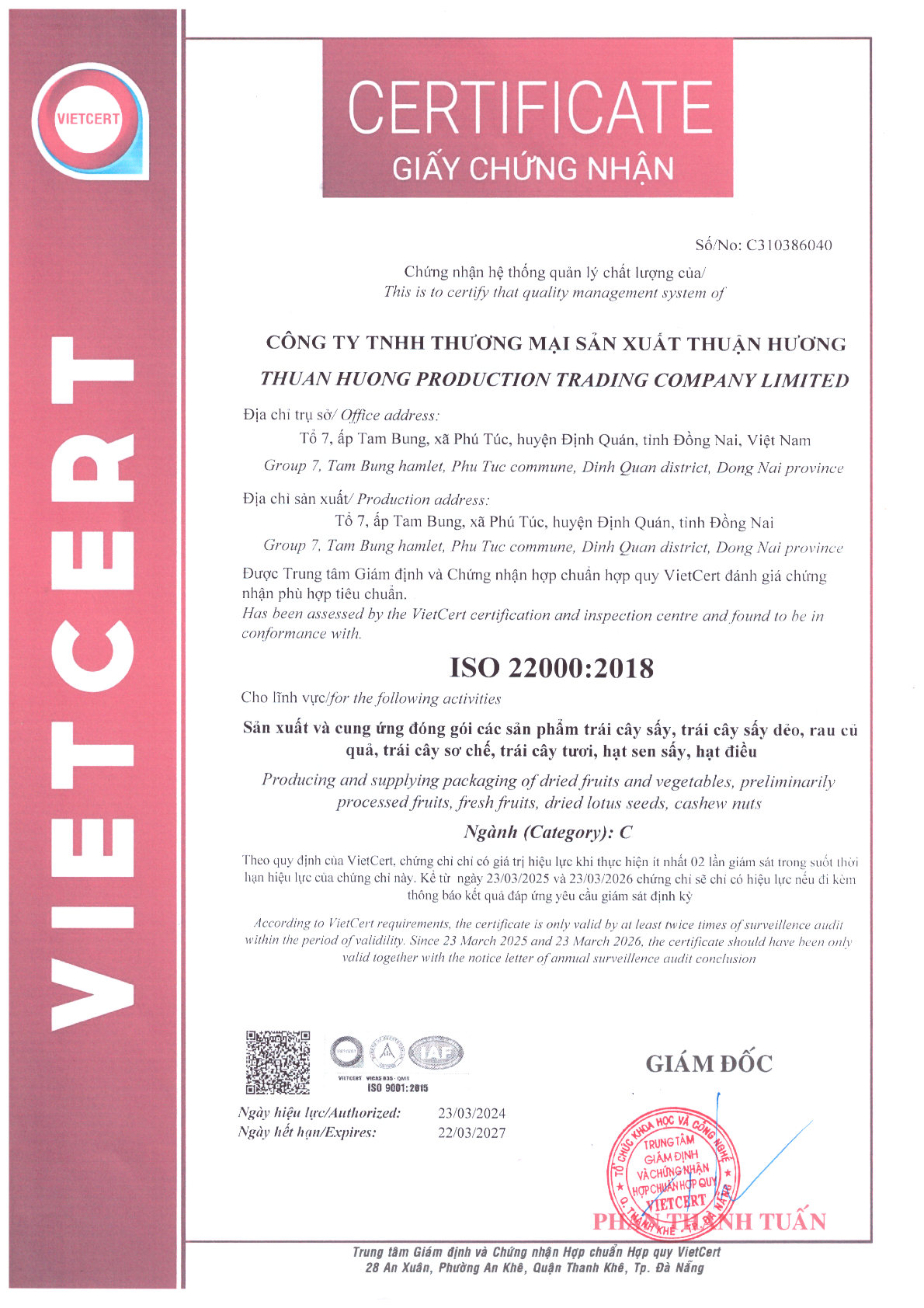ISO 22000:2018
