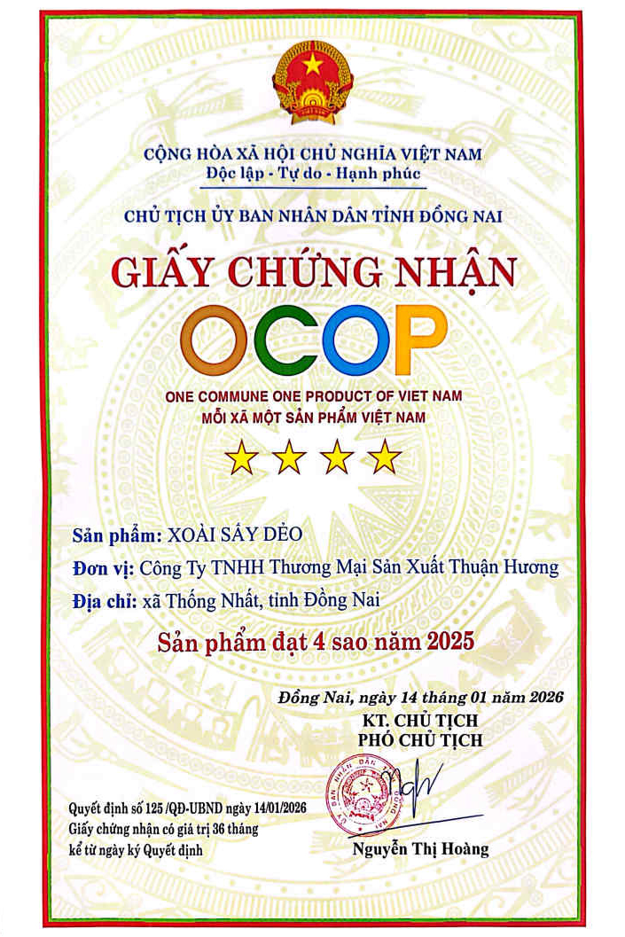 Xoài Sấy Dẻo