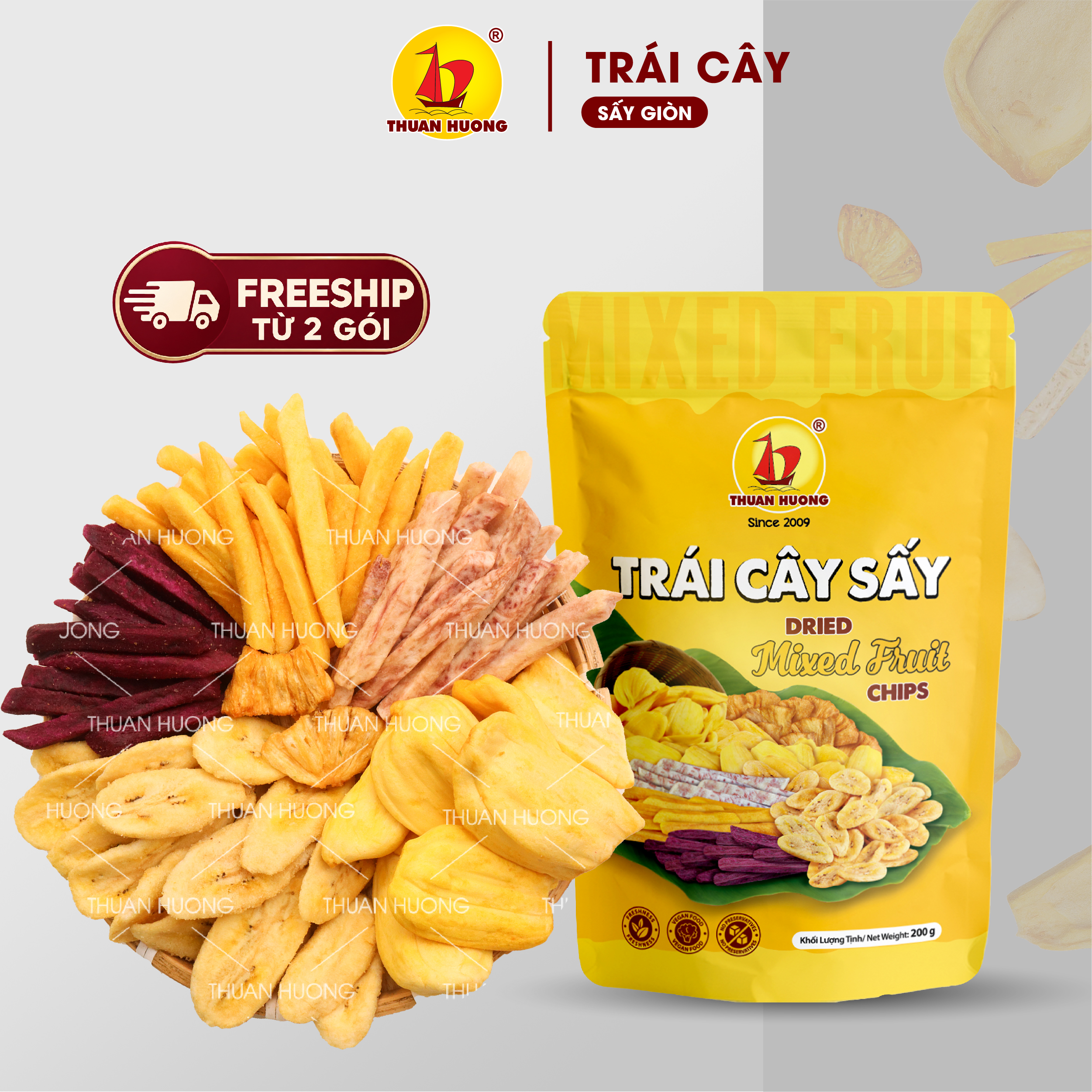 Trái Cây Sấy Giòn 200g