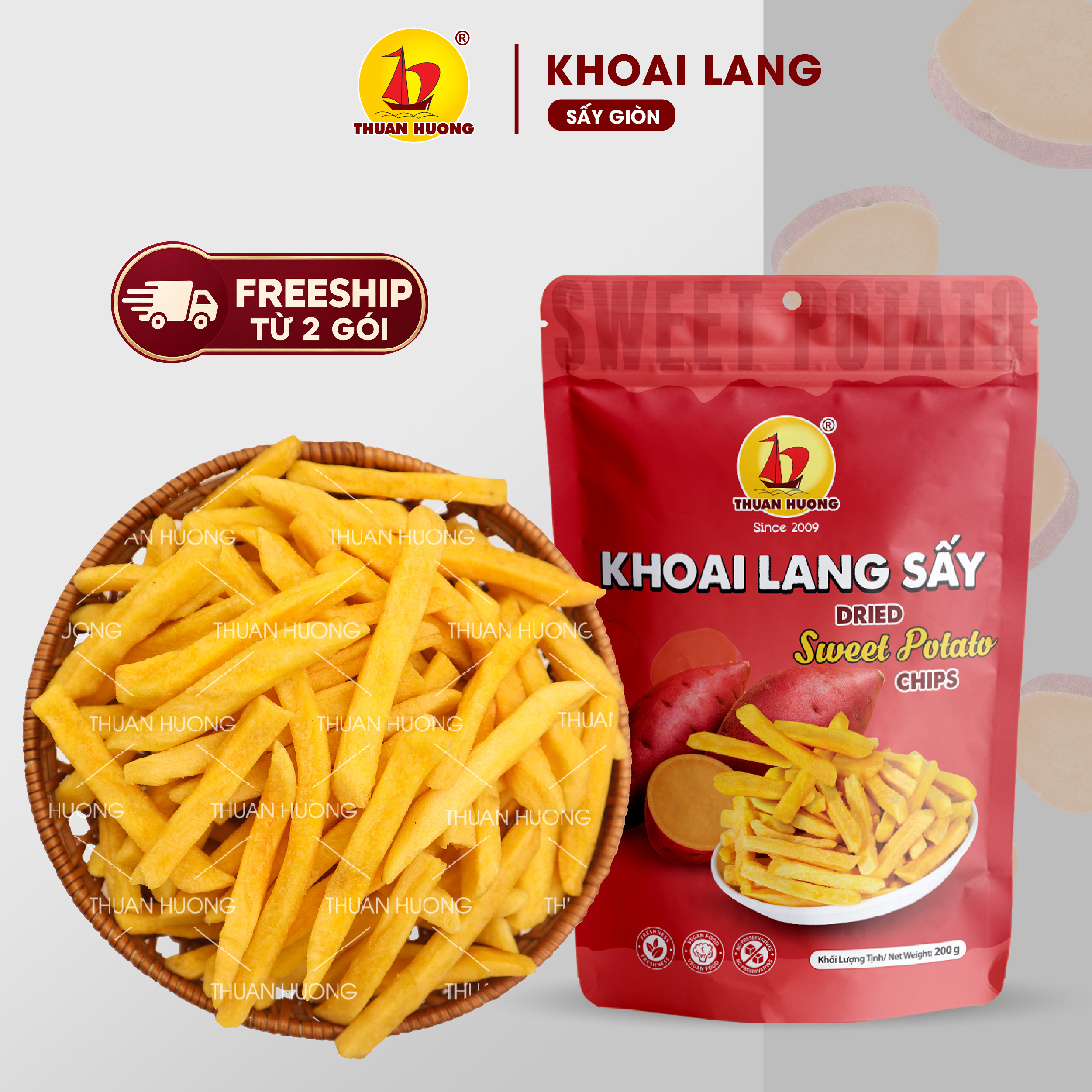 Khoai Lang Sấy Giòn 200g