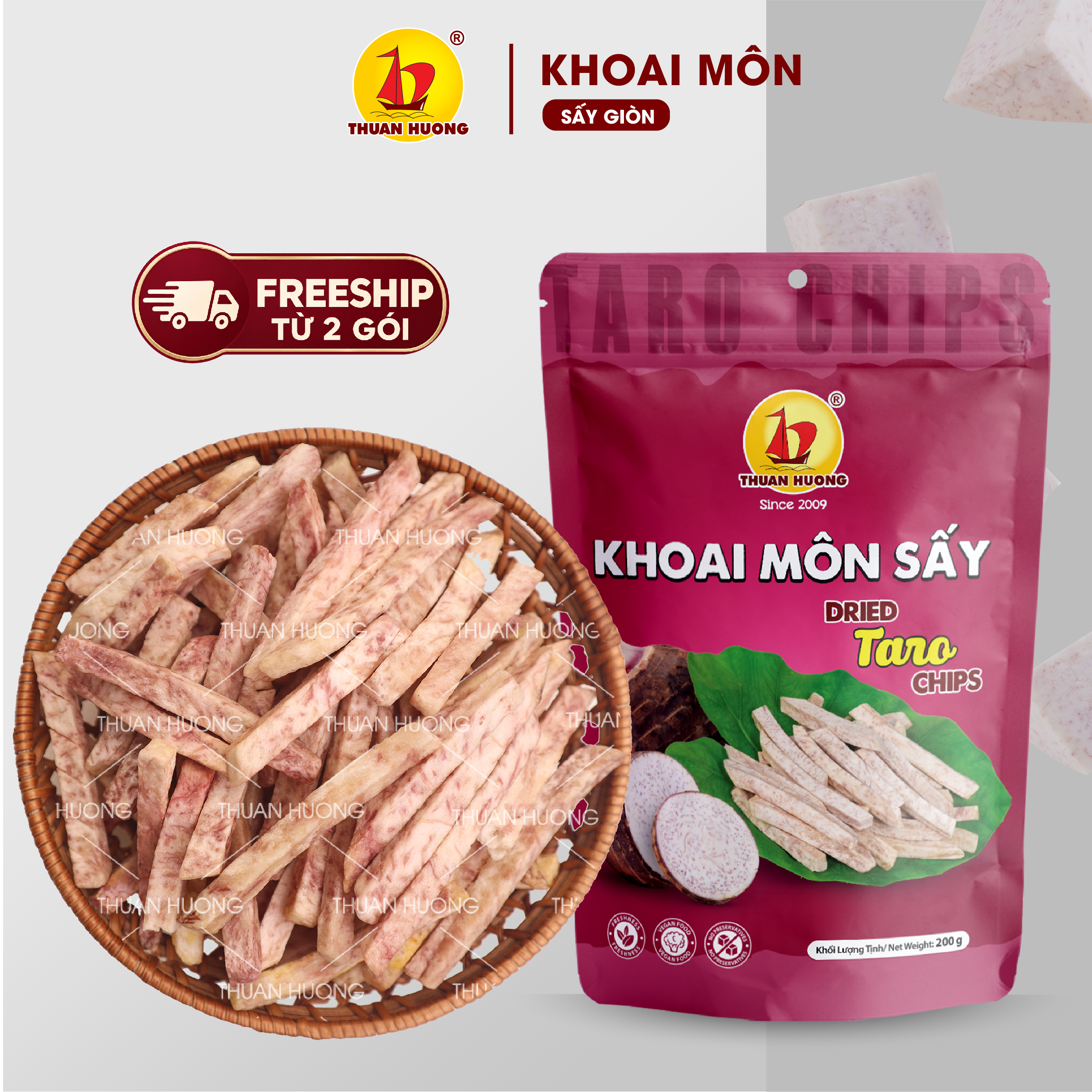 Khoai Môn Sấy Giòn 200g