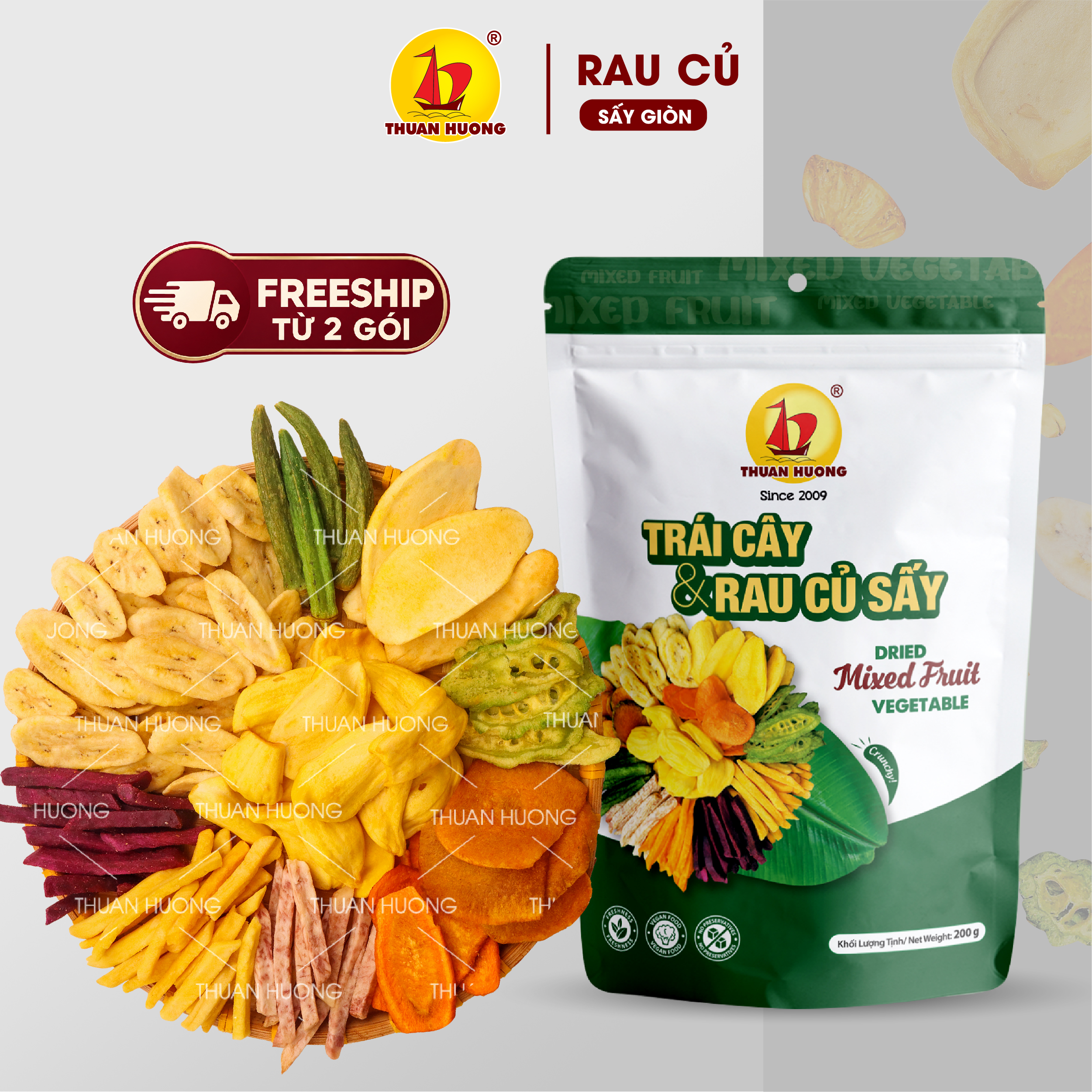 Rau Củ Sấy Giòn 200g