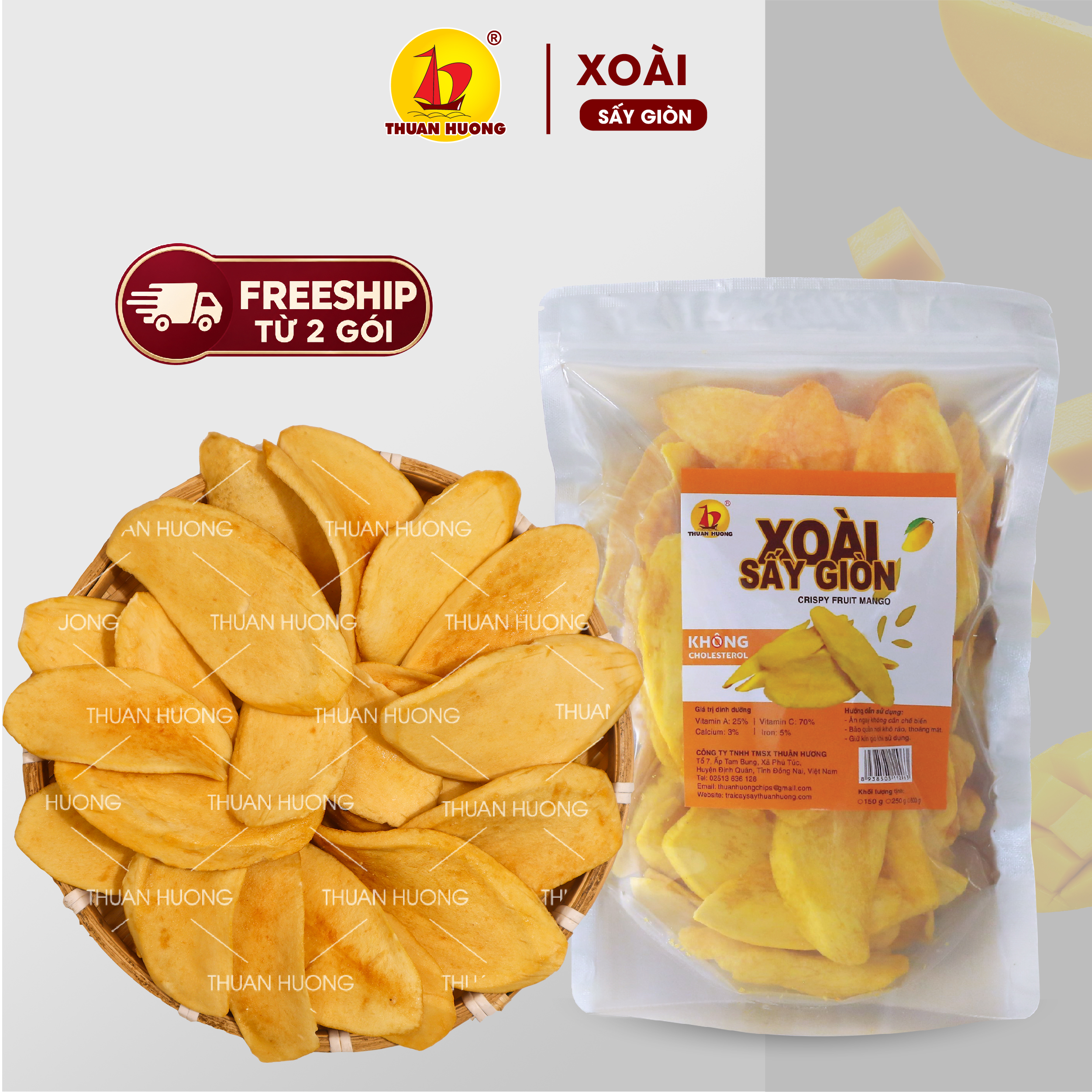 Xoài Sấy Giòn 150G