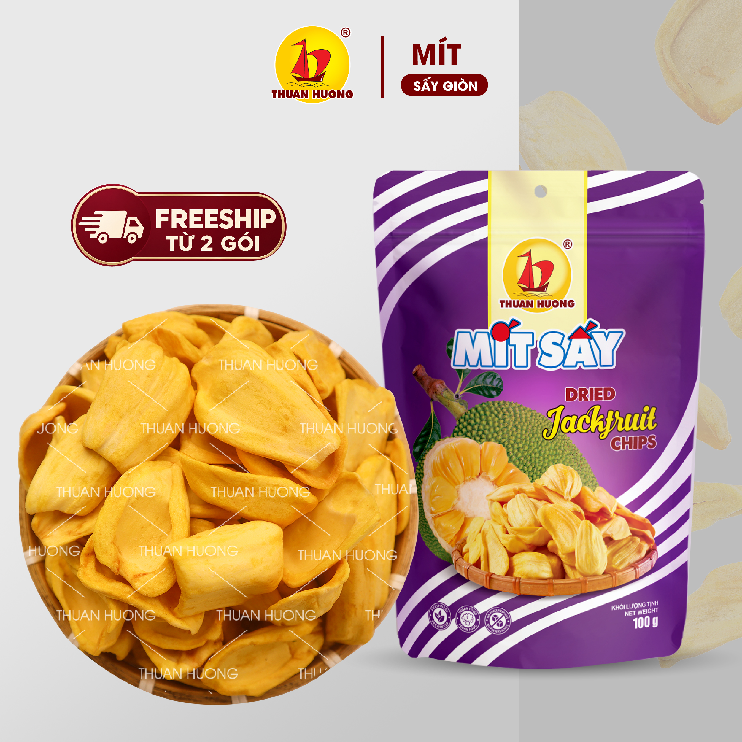 Mít Sấy Giòn 100g